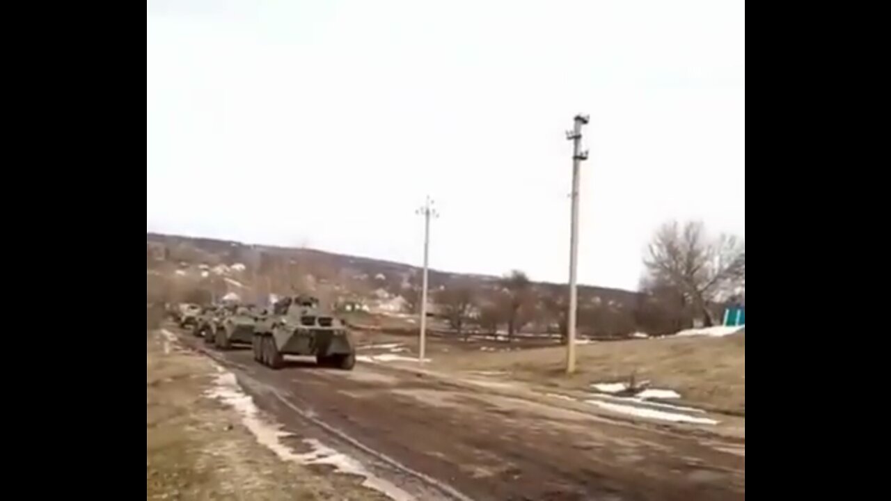 Ukraine More Russian Armed Forces Vehicles in #Kharkov
