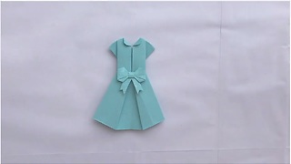 Origami magic: How to make a paper dress