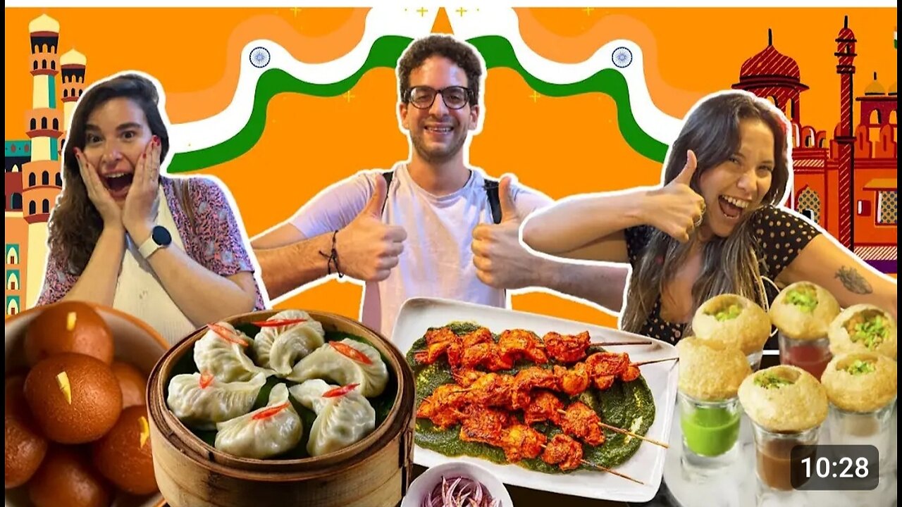 AMERICANS TRIED INDIAN FOOD FOR THE FIRST TIME