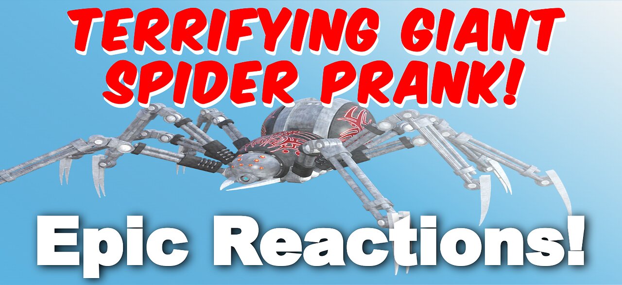 Terrifying Giant Spider Prank - Epic Reactions!