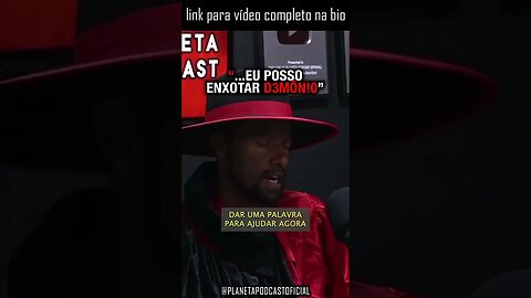 “SE VOCÊ TIVER COM UM ENCOSTO…” com Toninho do Diabo | Planeta Podcast (Sobrenatural) #shorts