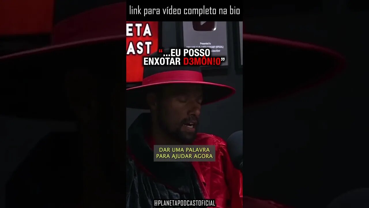 “SE VOCÊ TIVER COM UM ENCOSTO…” com Toninho do Diabo | Planeta Podcast (Sobrenatural) #shorts