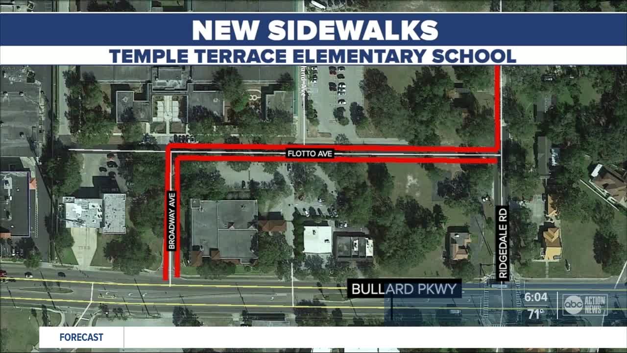 Temple Terrace looking to start new road projects to improve safety near schools