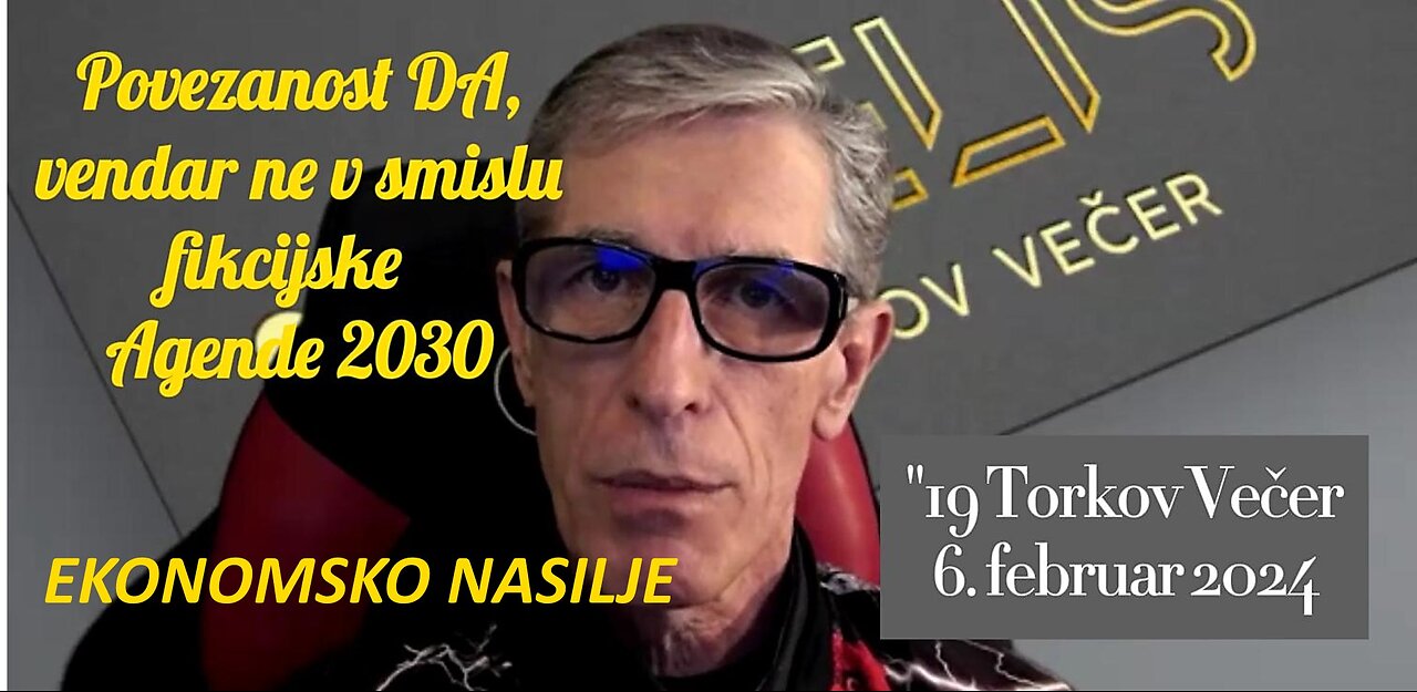 #19. Torkov Večer: POVEZANOST DA, VENDAR NE V SMISLU FIKCIJSKE AGENDE 2030