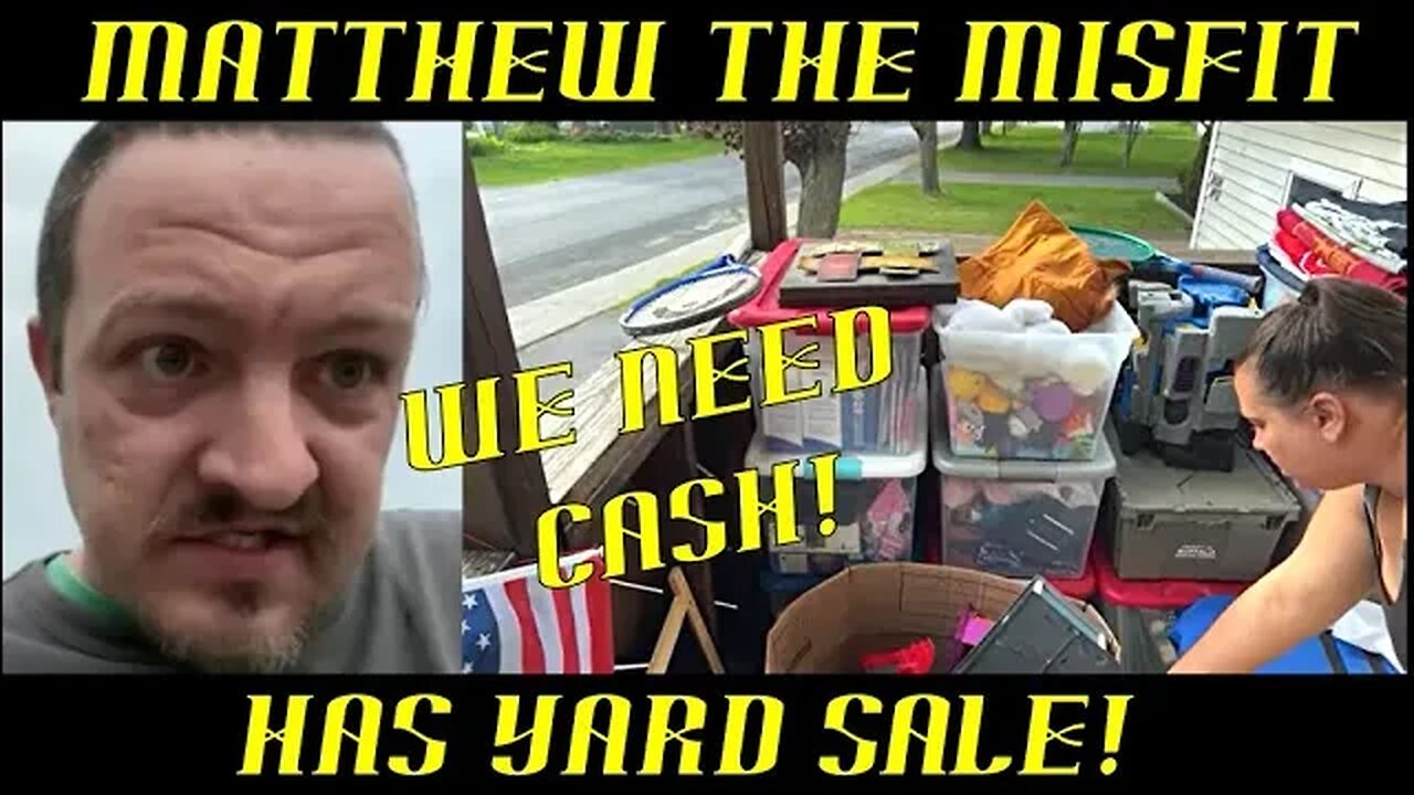 Frauditor & Village Idiot AKA Matthew, Has Yard Sale on Live Stream!