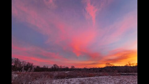 Pastel Winter Sunrise and Clouds for the Last Week of 2022