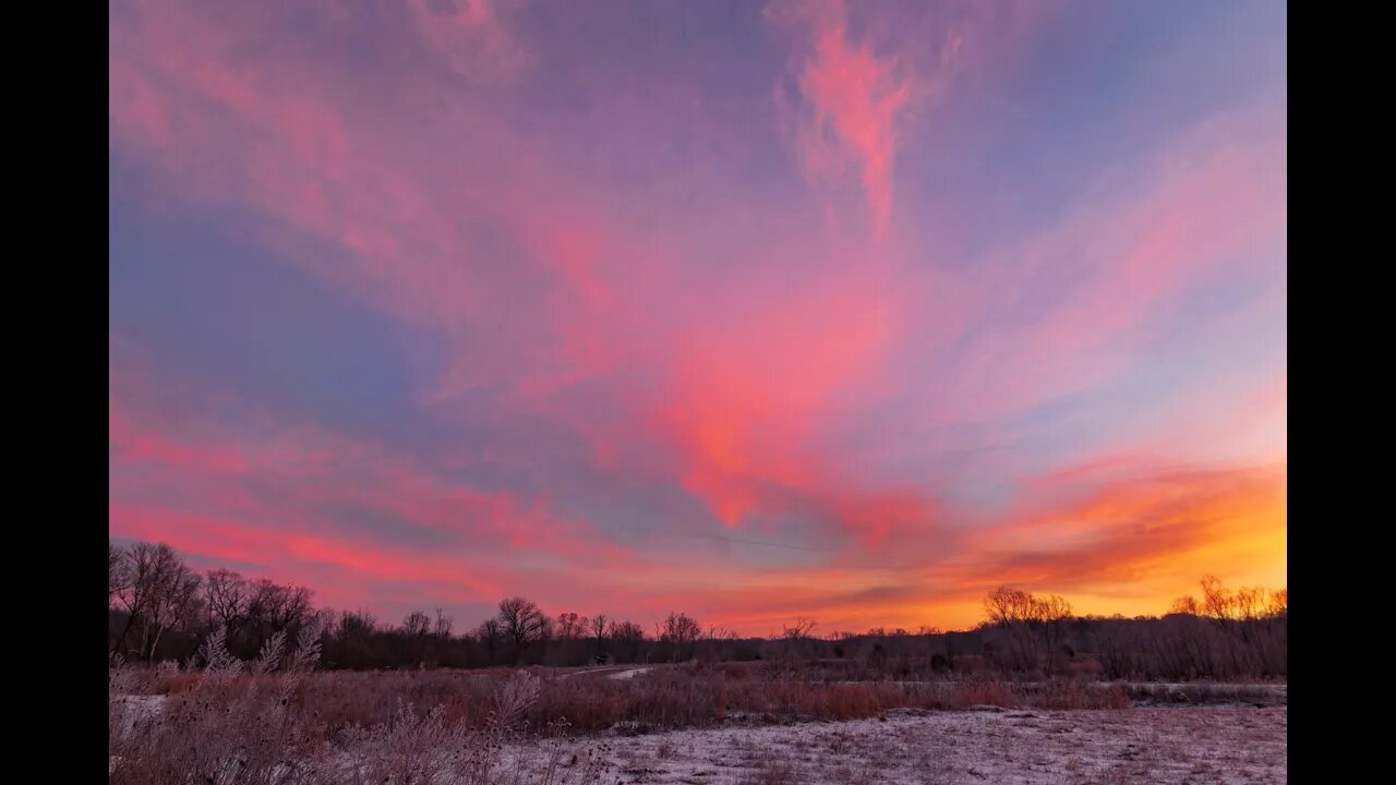 Pastel Winter Sunrise and Clouds for the Last Week of 2022