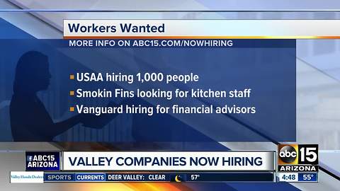 USAA and Vanguard now hiring