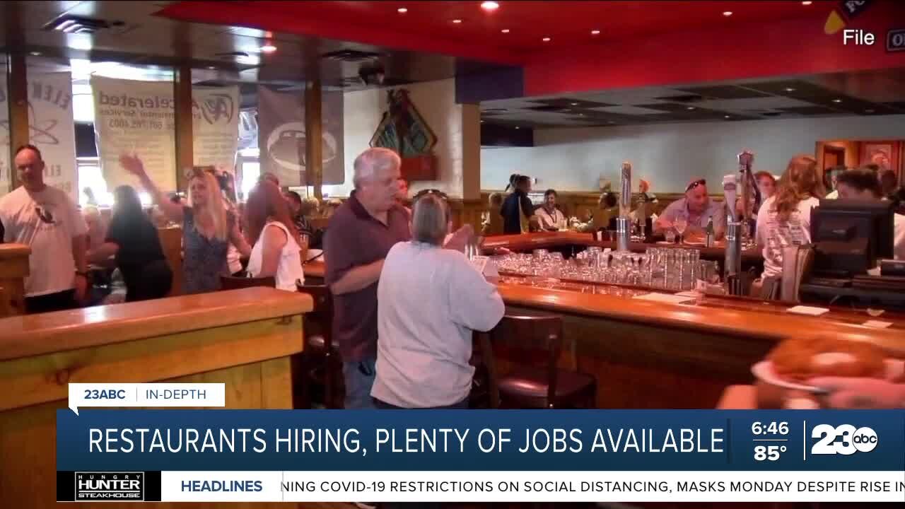 Kern Back in Business: Landing a job in the restaurant industry