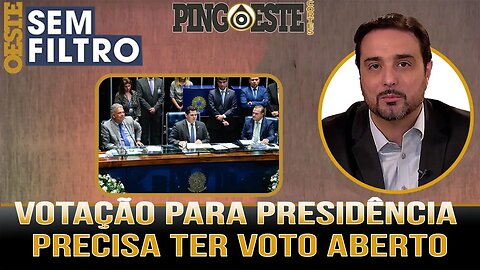 A votação para presidência no senado precisa ser de voto aberto [SILVIO NAVARRO]