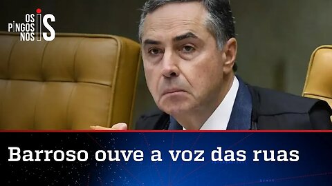 Barroso é alvo de protestos em cidade de Santa Catarina