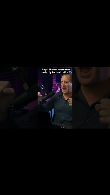 Portland's Shroom House raided by police and shut down #shorts