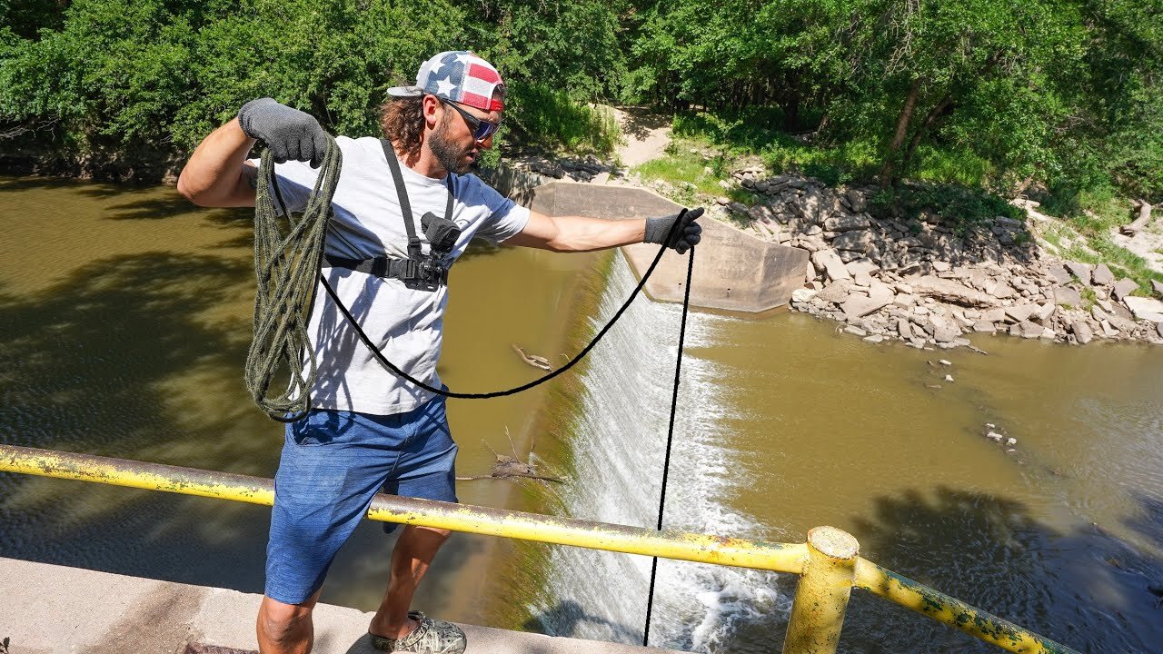 MAGNET FISHING AN OLD SPILLWAY KNOWING IT WOULD BE GOOD!!