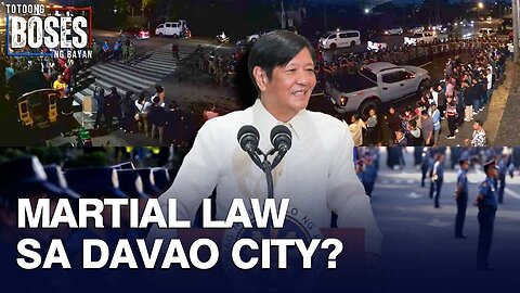 Posibleng MARTIAL LAW declaration sa Davao City, ibinabala