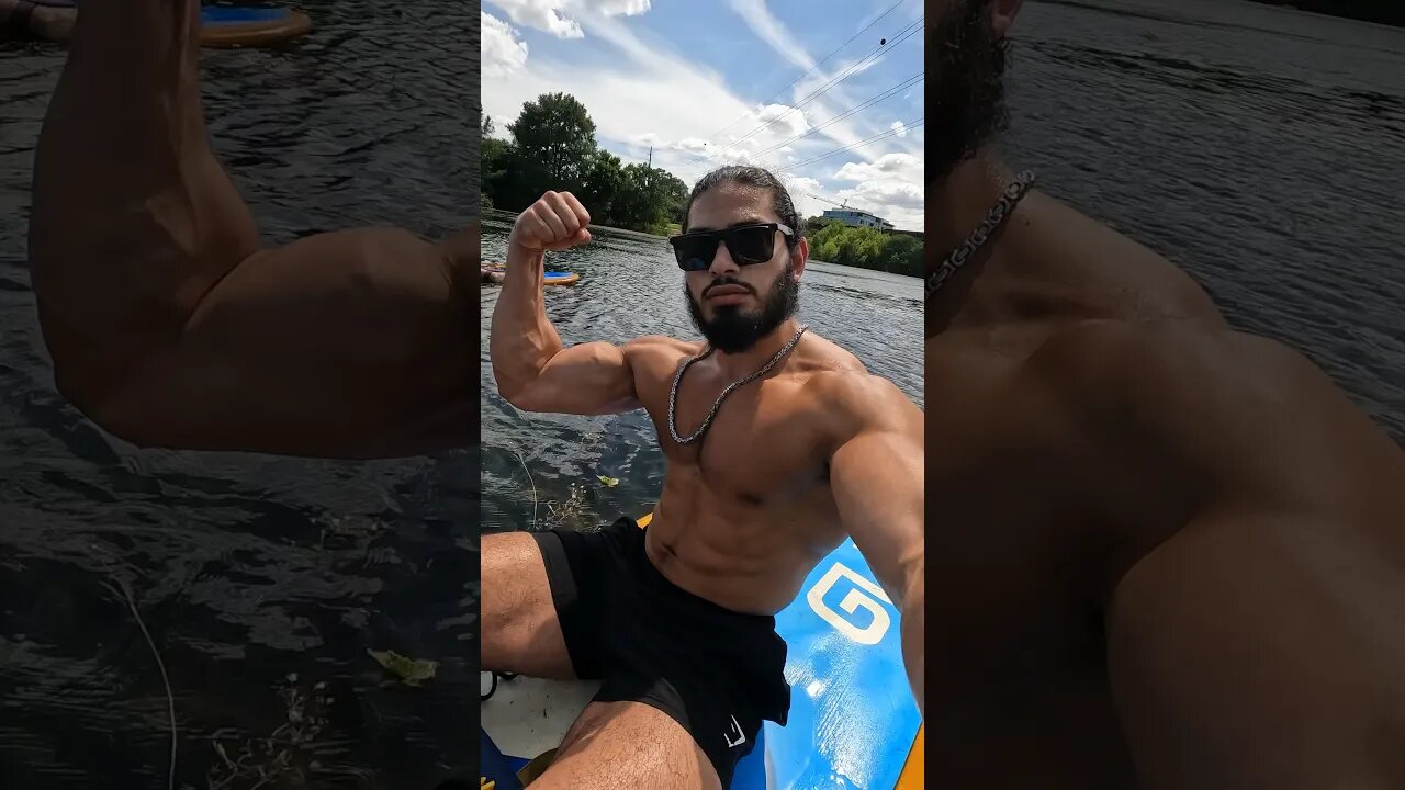 Paddle Boarding on the River