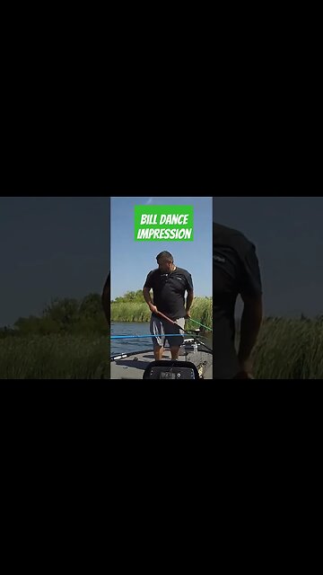 Fishing Rod Fell In The Lake As I Almost Fell Out The Boat #billdanceimpression #bass #bloopers