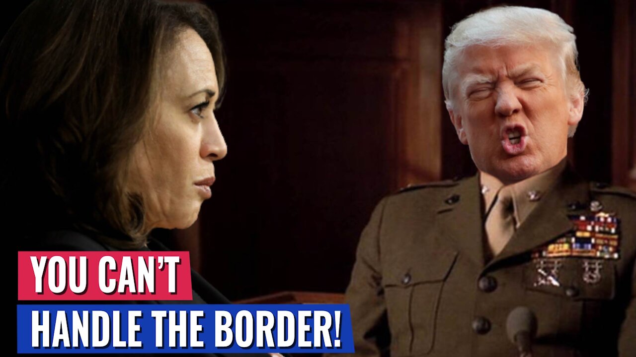 TRUMP HILARIOUSLY SAVAGES KAMALA FOR BORDER TRIP - “WE GOT KAMALA TO GO!”