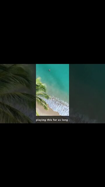 Relaxing and peaceful music 🎵 Waves On A Beach #shorts