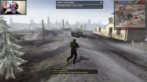 Battlefield 1942: Finnish Winter War 1.82 Online: Muolaa Gameplay Match [Faction: Soviet]