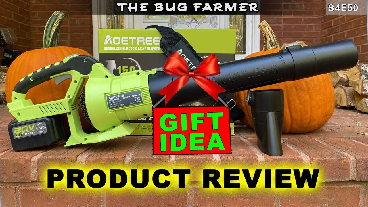 Aoetree Cordless Leaf Blower Review | This would make a good gift for anyone. #beekeeping #review