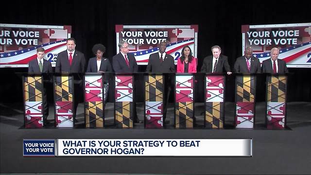 WMAR Debate: What is your strategy to beat Governor Hogan?