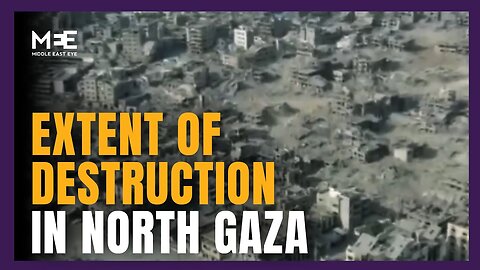 Exclusive footage from Al Jazeera shows the extent of the destruction in Jabalia camp north of Gaza