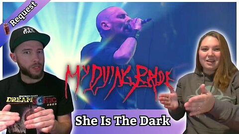 The Singers Contorting is NEXT LEVEL | Couple React to My Dying Bride - She Is The Dark #reaction