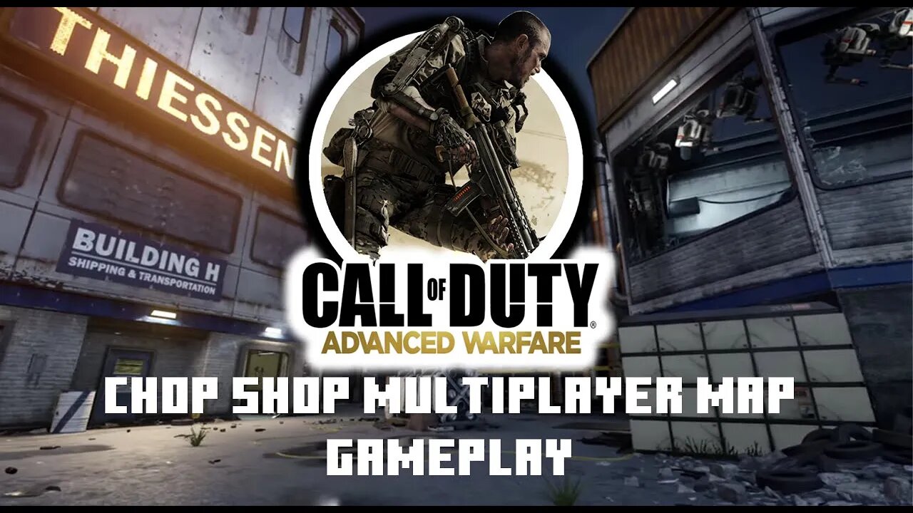 Call of Duty Advanced Warfare Maps Chop Shop gameplay