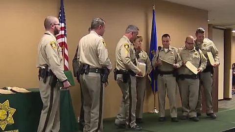 Las Vegas police officers honored at ceremony