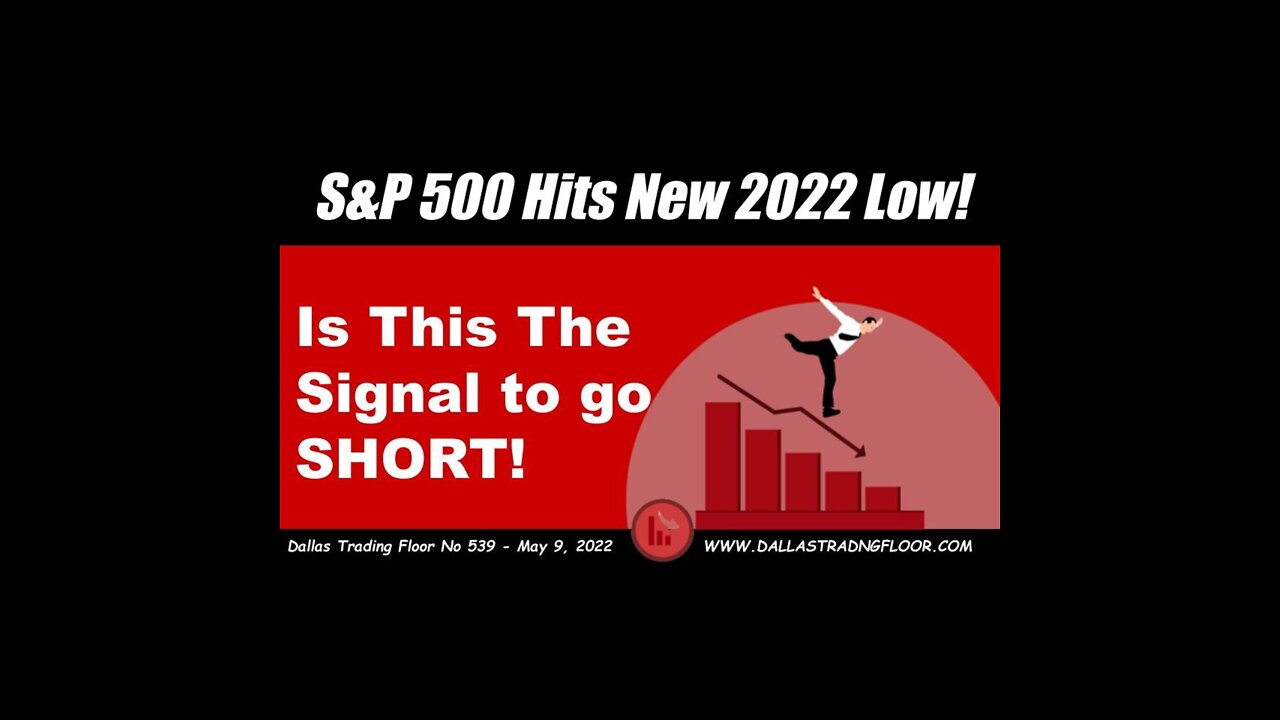 S&P 500 Hits New 2022 Low!