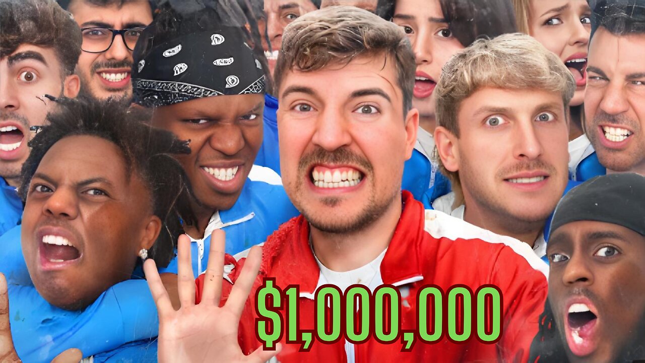 50 YouTubers Fight For $1,000,000