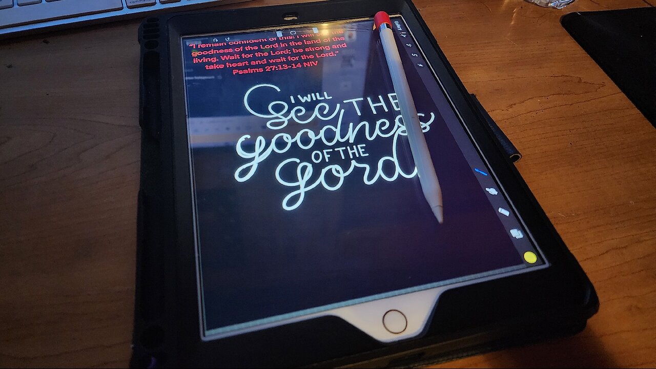 Letting art behind the scenes Psalms 27:13