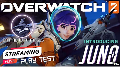 Off Schedule OverWatch2 Stream! New Character Juno Playtest, is broken?