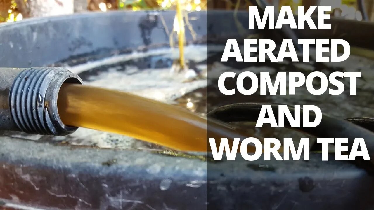 How to Make Compost and Worm Tea + Soil Food Web Recipe