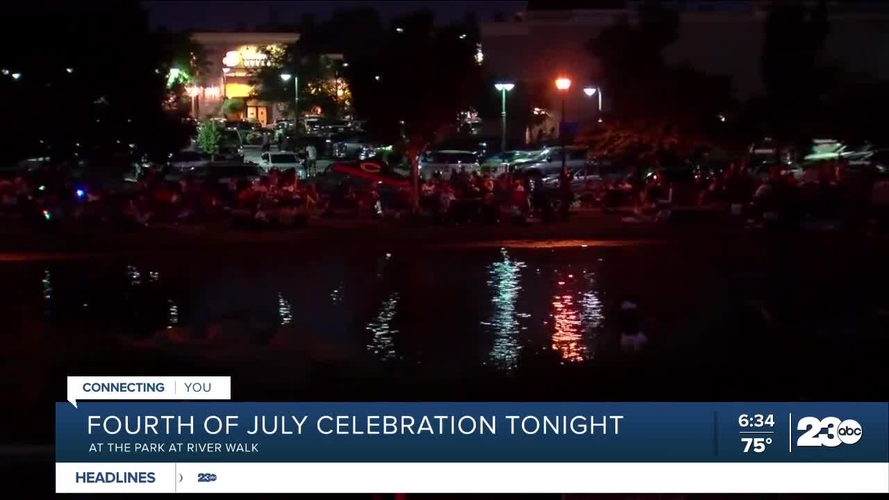 Fourth of July celebration tonight at the Park at River Walk