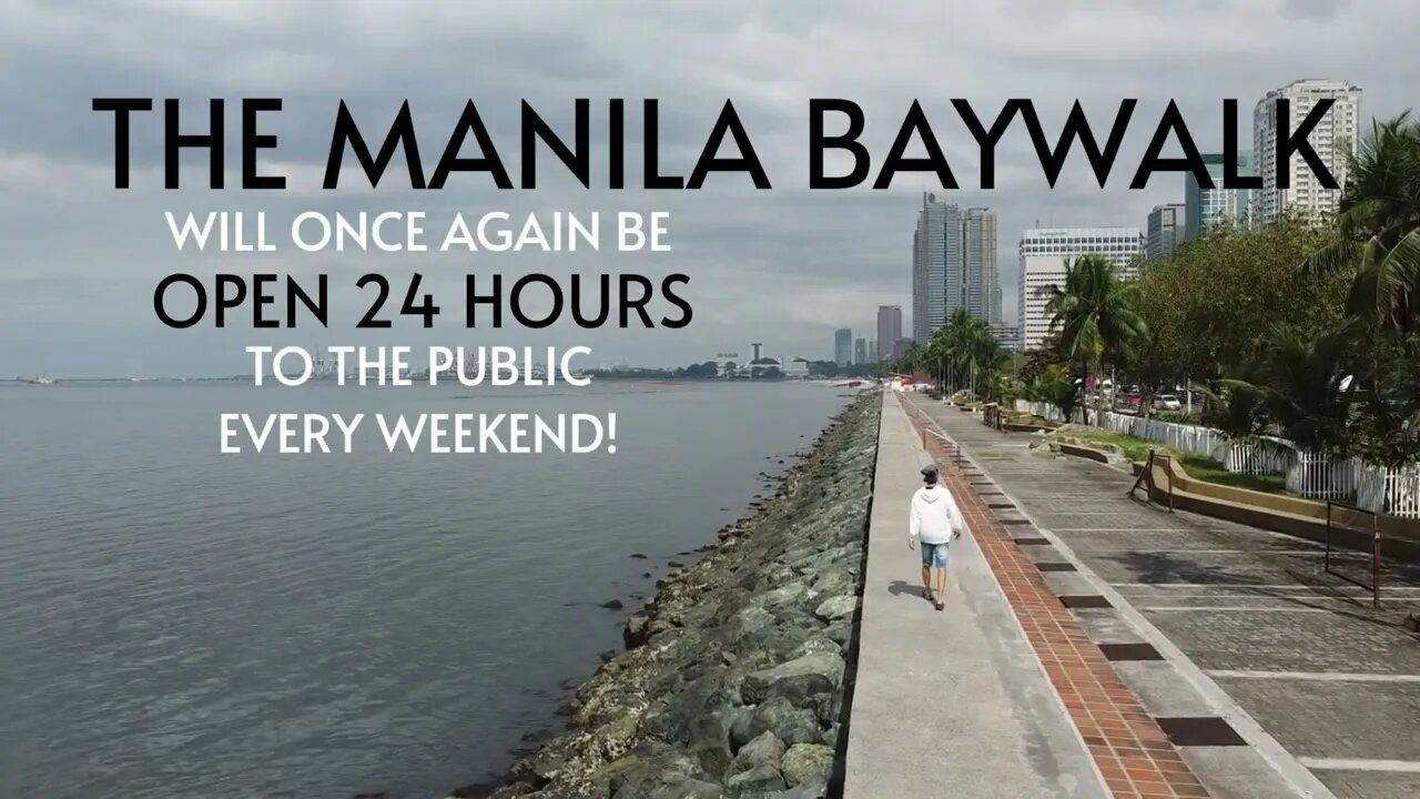 The Manila Baywalk — Open to the Public Starting April 21, 2023!