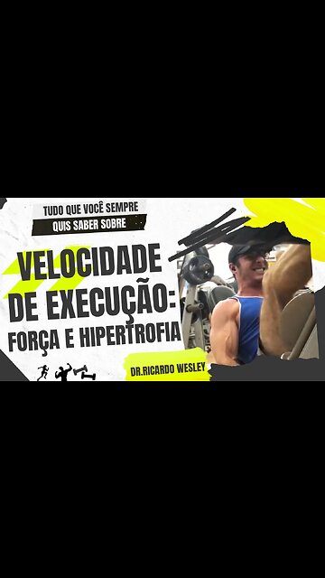 Velocidade de execução para FORÇA e HIPERTROFIA