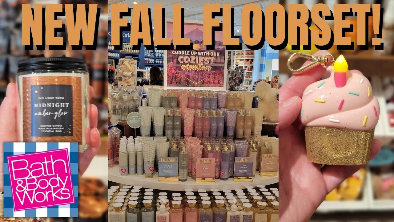 NEW FALL FLOORSET | MIDNIGHT AMBER GLOW & NEW FALL SCENTS! | STORE WALK THRU | #bathandbodyworks