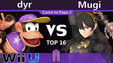 MVG|dyr (Diddy Kong) vs. Mugi (Corrin) - Wii U Top 16 - CTP2