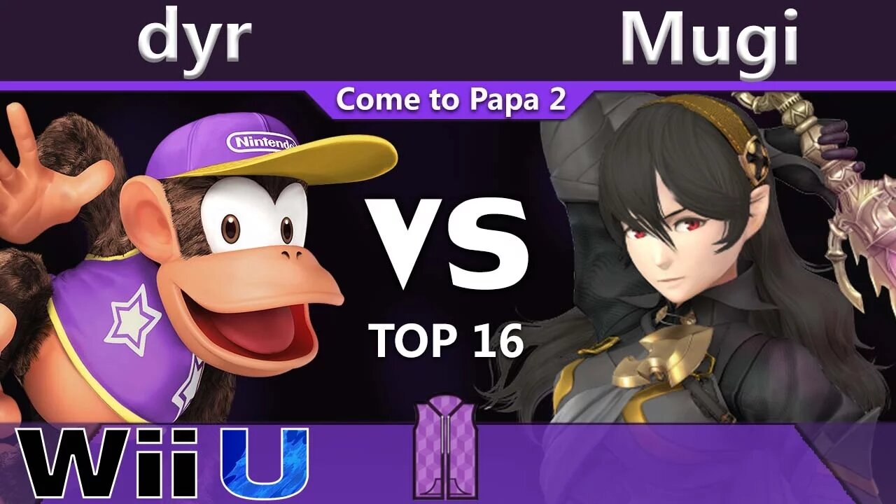 MVG|dyr (Diddy Kong) vs. Mugi (Corrin) - Wii U Top 16 - CTP2