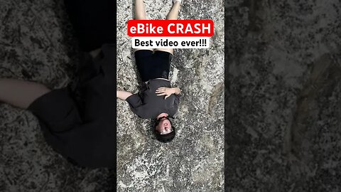 eBike CRASH!!! You HAVE to SEE THIS!!