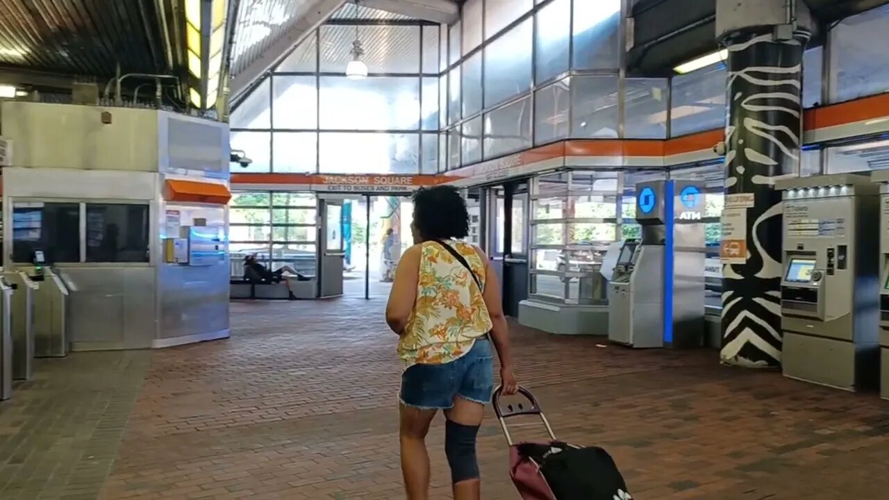 a little activity at Jackson Square