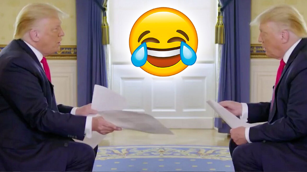 Trump interviewing Trump