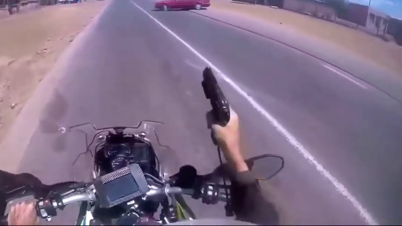 Police arrested the terrorist while driving at high speed to catch him