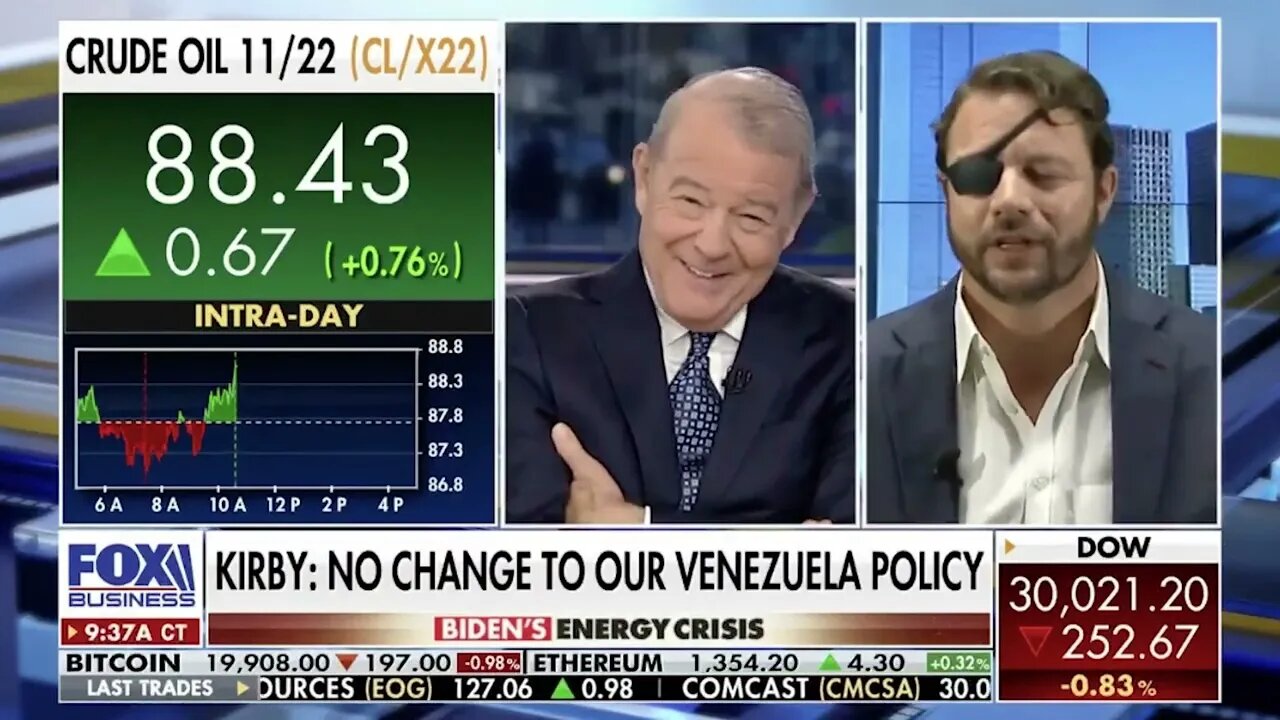 Dan Crenshaw Reacts on Fox Business to Oil Deals with Venezuela, Fentanyl, & Vaccine Mandates