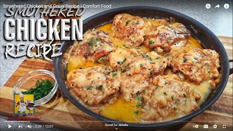 Smothered Chicken and Gravy Recipe | Comfort Food