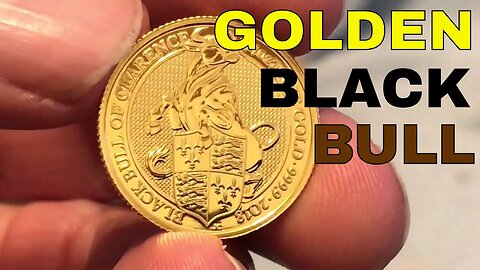Queens Beast GOLD 2018 Black Bull Of Clarence
