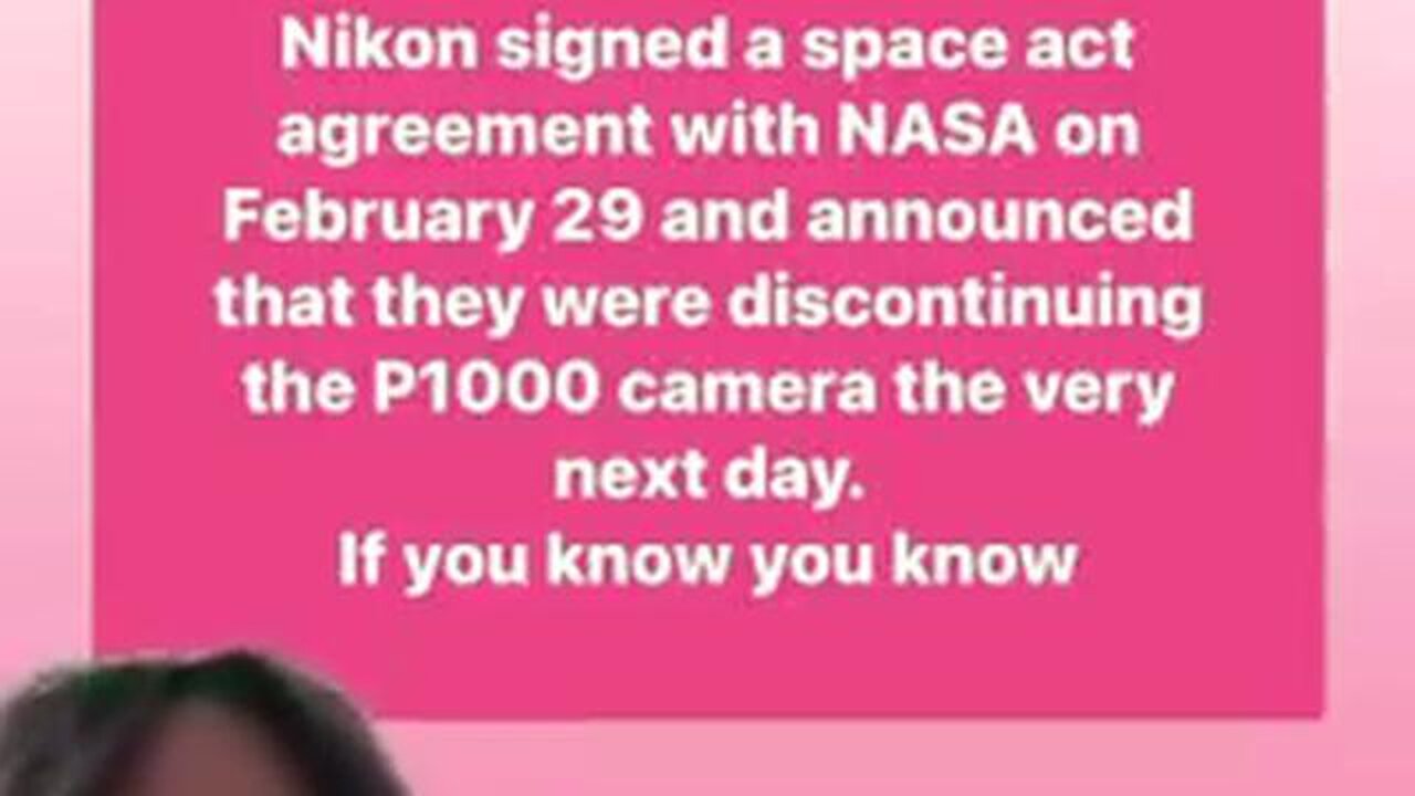 NASA Signed an Agreement with Nikon - P1000 Terminated