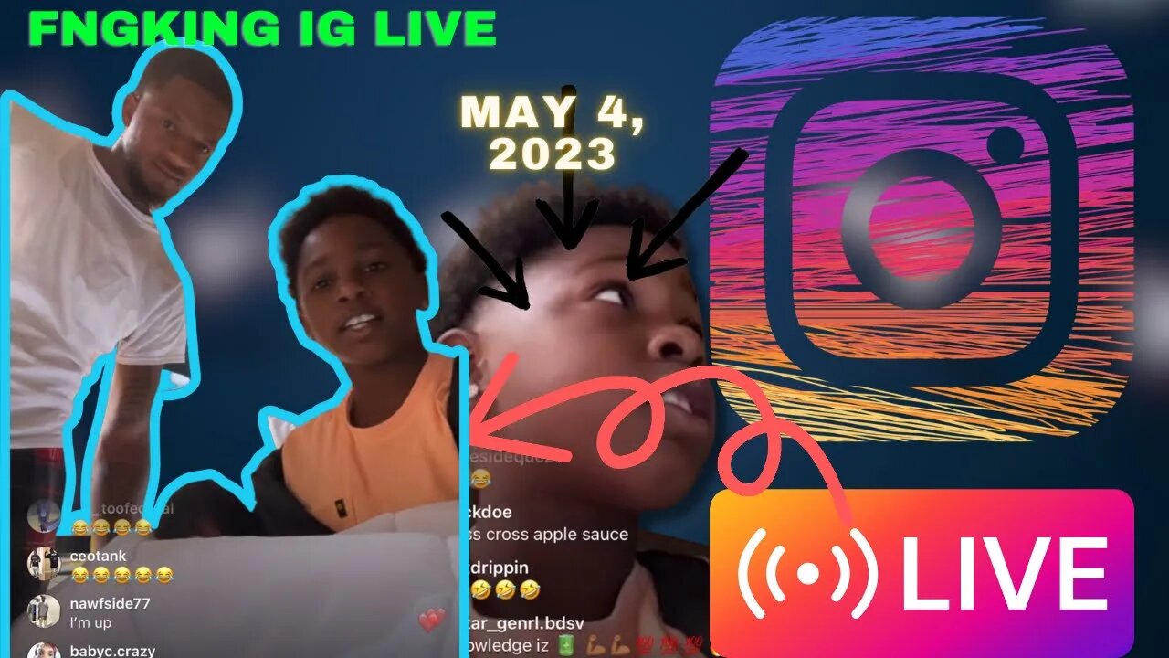 FNGKING IG LIVE: Finesse2Tymes Kid Does Online Class While On Live. *Hilarious* (04/05/23)