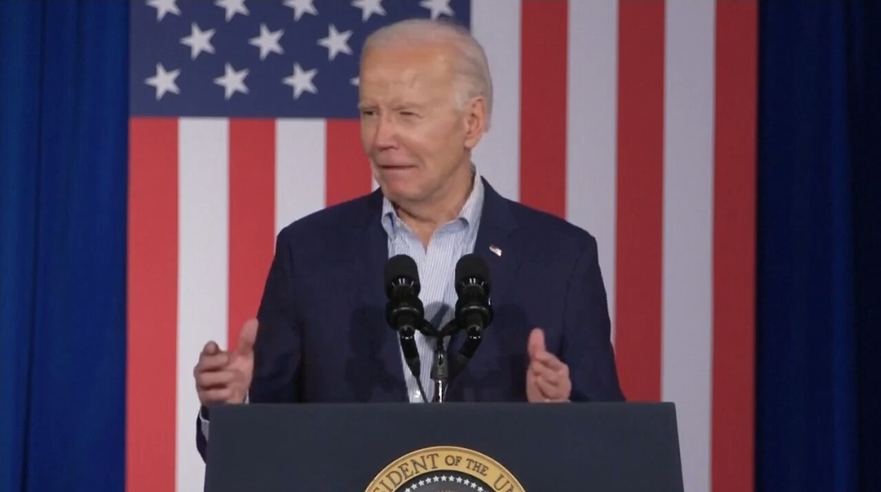 Biden Rambles, Then Screams